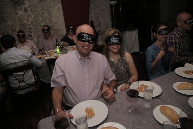 Experiencia sensorial a ciegas