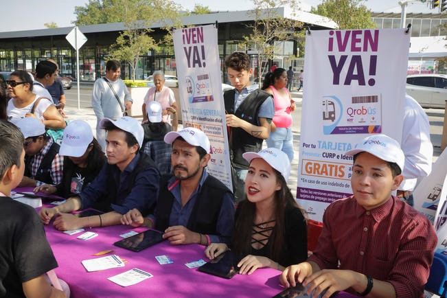 Anuncian rutas del Qrobús que sólo aceptarán tarjeta
