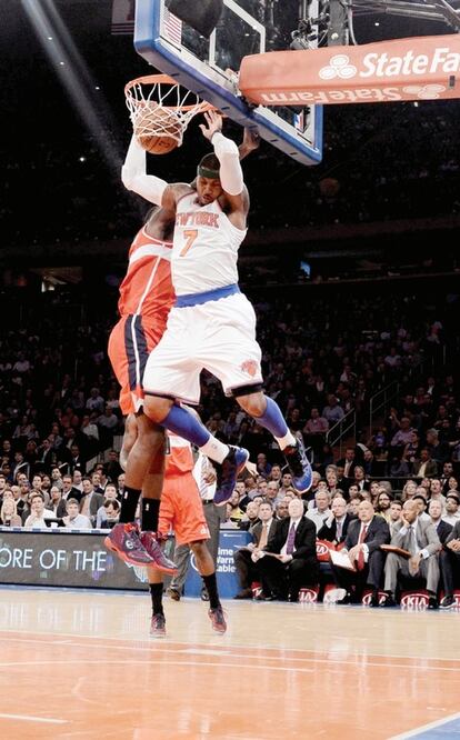 Con 36 de “Melo”, Knicks gana su división
