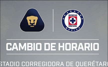 Pumas anuncia cambio de horario para duelo ante Cruz Azul