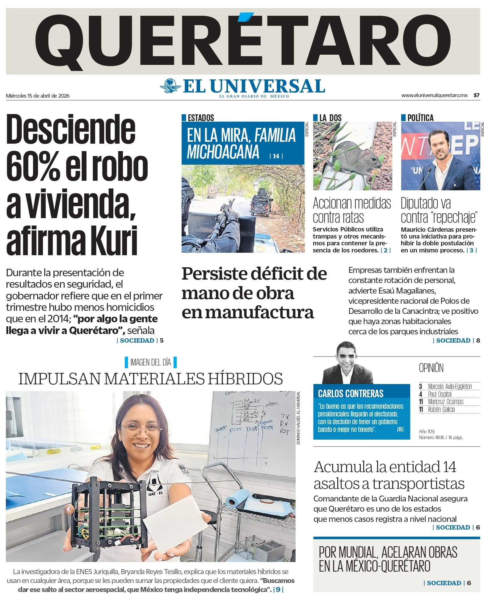 Foto. El Universal Querétaro