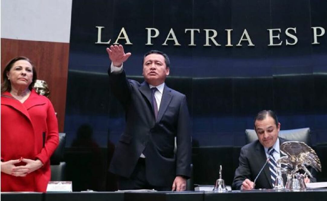 El funcionario asistió al Senado como parte de la Glosa del Quinto Informe de Gobierno. /Especial