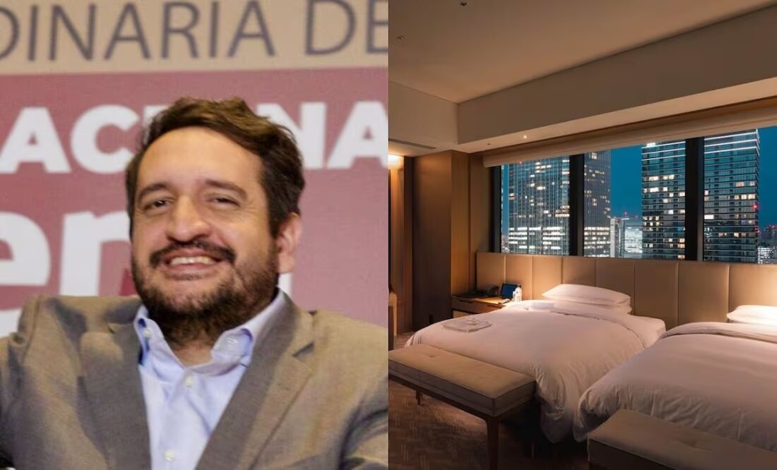 Andy López Beltrán se hospedó durante 14 días en el hotel The Okura Tokyo, uno de los más caros de Japón de acuerdo con Aristegui Noticias. Foto: Cuartoscuro y Especial