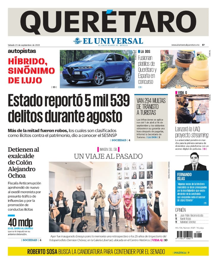 Portada 23 de septiembre de 2023