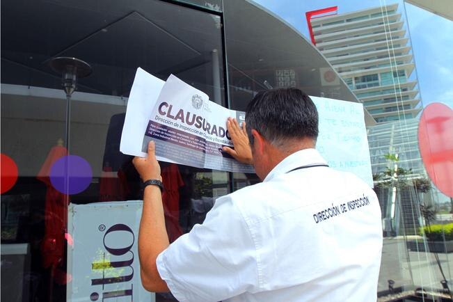 Clausuran 15 bares y restaurantes por irregularidades