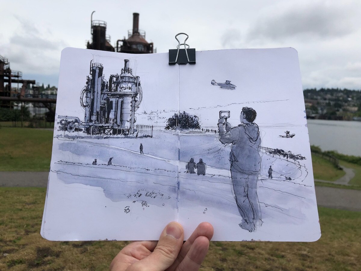 Traspasa fronteras gracias a su afición por el dibujo