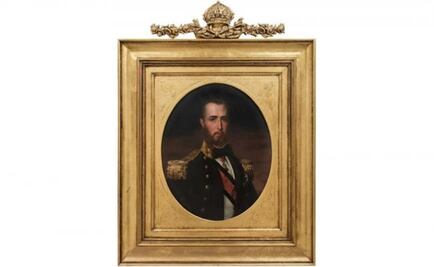 Subastan retrato de Maximiliano de Habsburgo por 450 mil pesos
