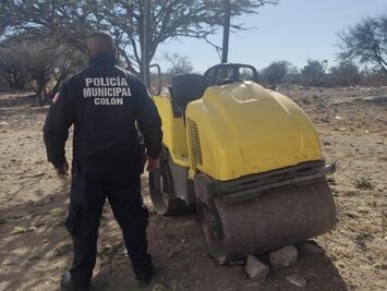 Policías de Colón recuperan maquinaria robada 