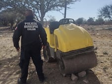 Policías de Colón recuperan maquinaria robada