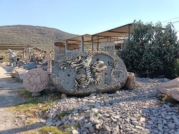 Escolásticas, capital del arte en cantera