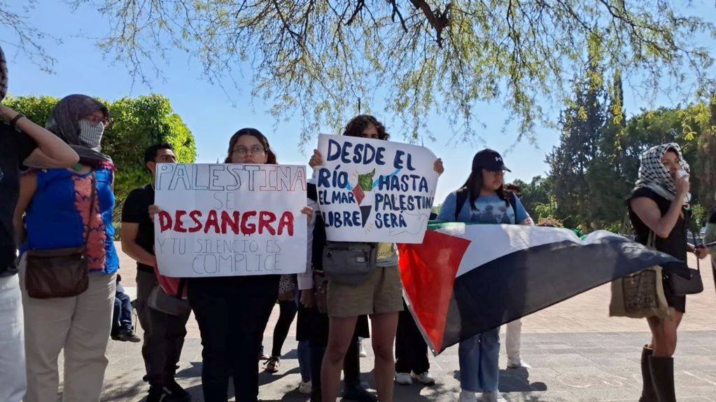 Tras manifestación de estudiantes, la UAQ revisará sus convenios activos con Israel. Foto: Miyazaqui Blanco
