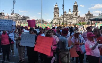 Mujeres con cáncer exigen recursos para Fucam