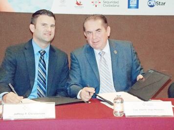 Suscriben  convenio en seguridad