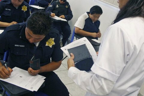 Cuerpos de seguridad reciben evaluación