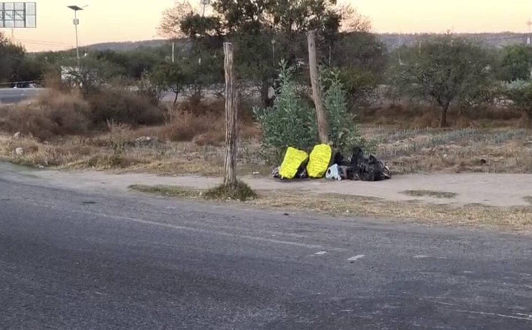 Tiran bolsas con restos humanos en Silao, Guanajuato