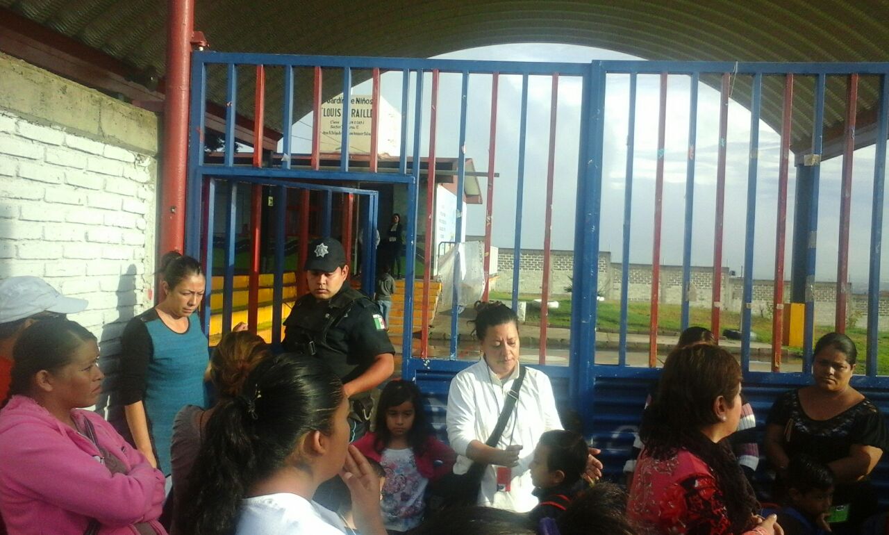 Registran robo en el preescolar Louis Braille, en Corregidora