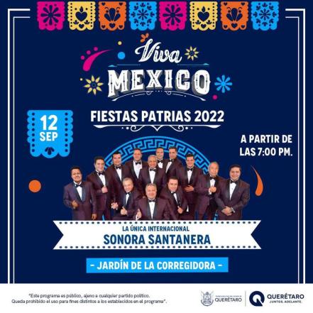 ¡Qué no se te pase! Hoy se presenta la Sonora Dinamita en Querétaro y es gratis 