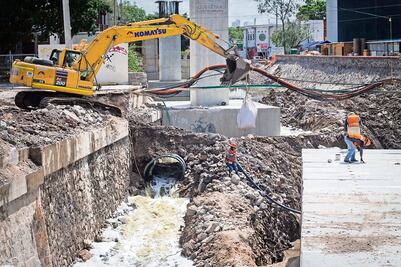 Sancionarán a empresa encargada de la obra del Paseo 5 de Febrero; debió terminar en agosto