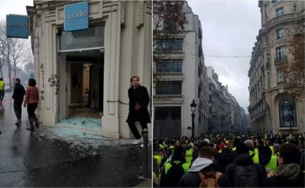 950 arrestados tras protesta de "chalecos amarillos" en Francia