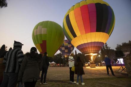 Globos aerostáticos cumplen 23 años de sobrevolar Tequisquiapan