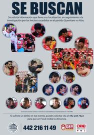 Fiscalía de Querétaro busca en Jalisco a posibles agresores que participaron en los hechos del estadio Corregidora