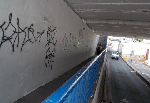 Banda causa daños en Felipe Ángeles