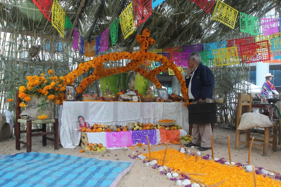 Tradición Pame en Día de Muertos