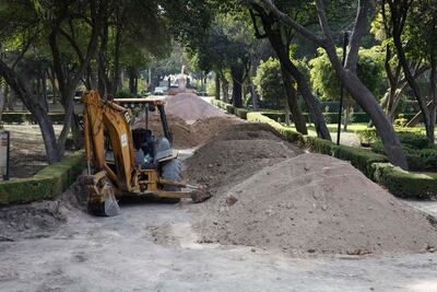 Retrasan entrega de la Alameda Hidalgo