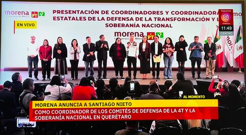Designan a Santiago Nieto como coordinador de la 4ta transformación en Querétaro