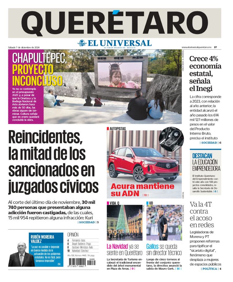 Portada 07 de diciembre de 2024