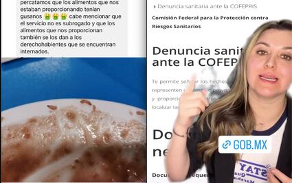 Video. "La comida tenía gusanos", denuncia enfermera; IMSS Querétaro rechaza acusación