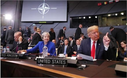 Trump pide a miembros de la OTAN elevar gasto militar al 4% del PIB