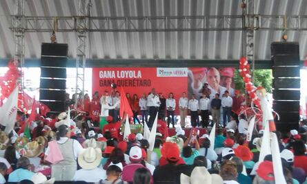 Cierra Roberto Loyola campaña en El Marqués