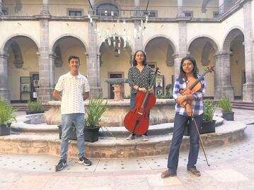 Dos queretanas y un queretano se suman a la Orquesta Sinfónica Infantil de México