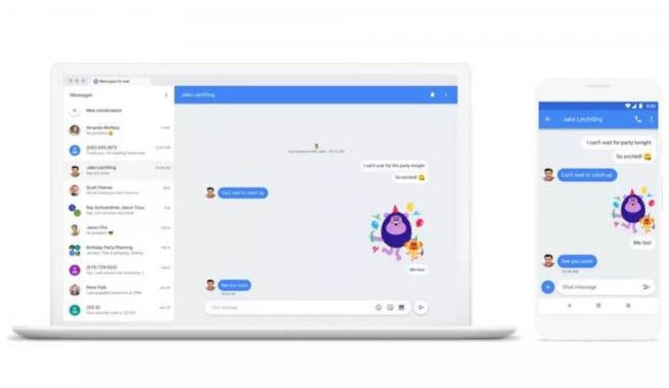 Texto, imágenes y stickers funcionan también en la versión web