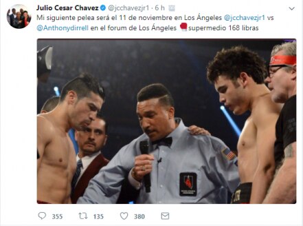 Julio César Chávez Jr. explota en contra de su papá