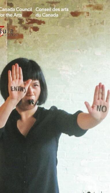 La artista china, Chun Hua es creadora y protagonista (CORTESÍA CECEQ)