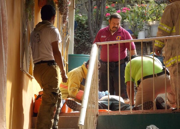 Impresión de incendio le provoca la muerte