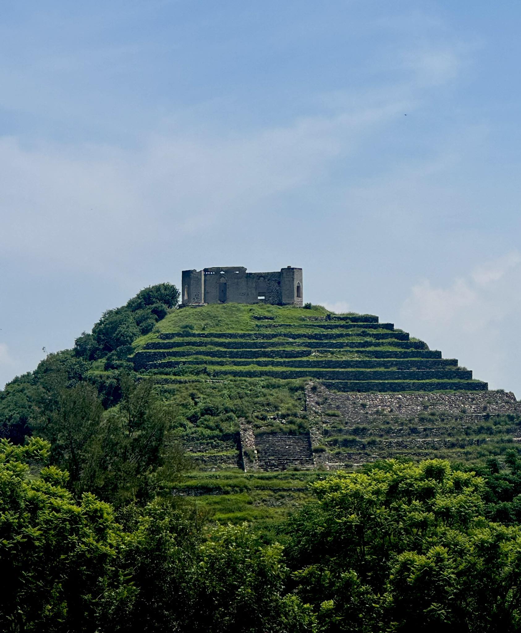 Pirámide del Pueblito. Foto: Joss Quintanar