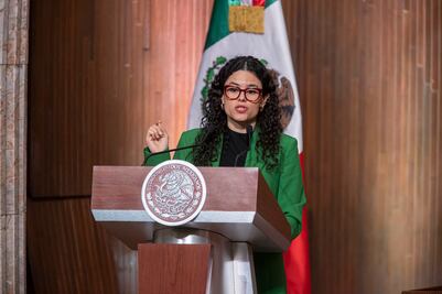 Luisa María Alcalde defiende las reformas impulsadas por el presidente López Obrador 