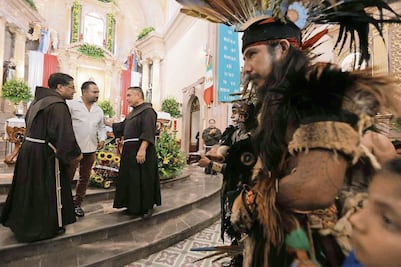 Desde hace un año, trabajan para que el templo de la Cruz sea un santuario