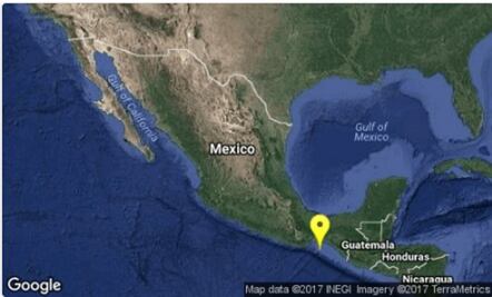 Se registra sismo de 5.1 grados en Salina Cruz, Oaxaca