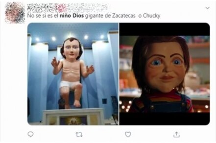 Los mejores memes del Niño Dios gigante de Zacatecas