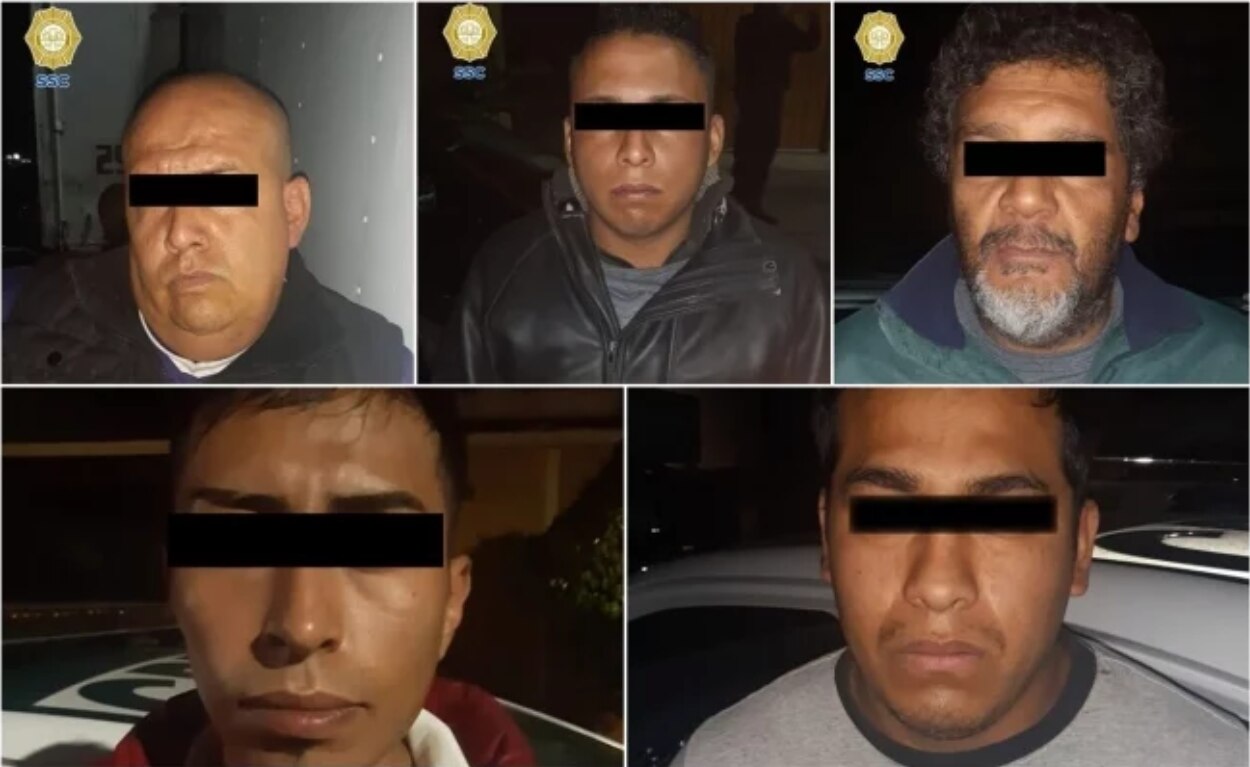 Detienen a cinco presuntos narcomenudistas en la GAM