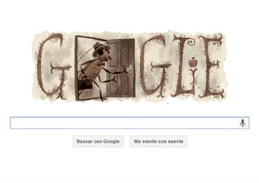 Kafka festejado por Google