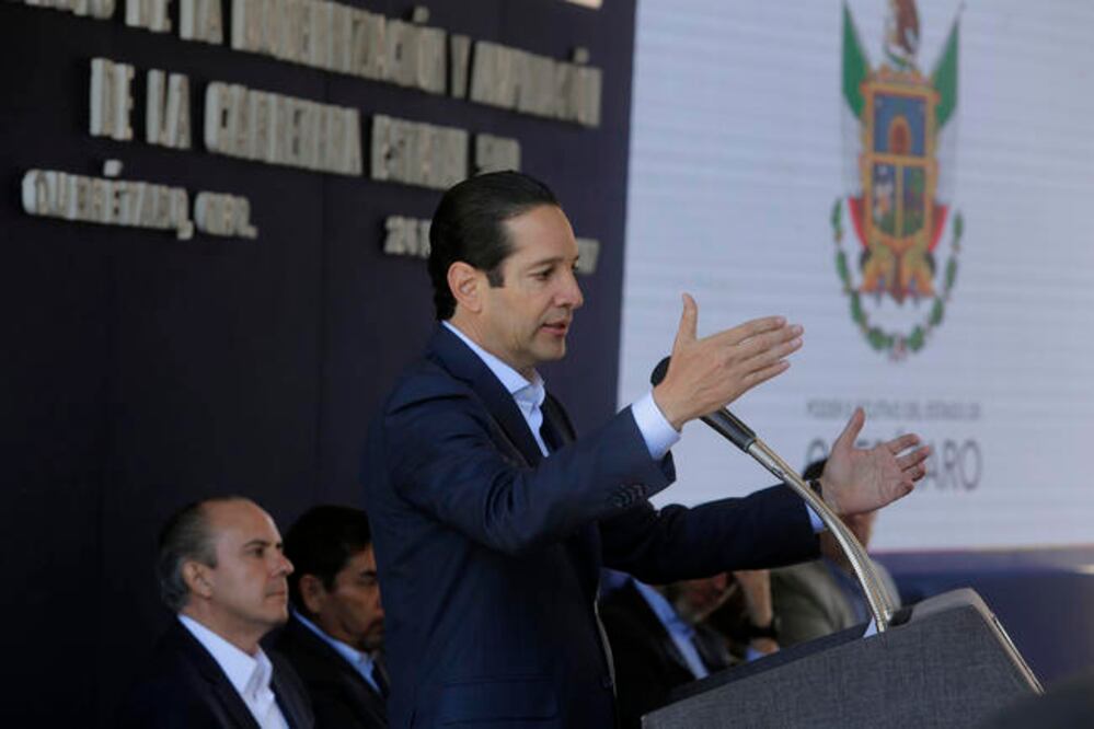 La modernización de la carretera estatal 500 El Paraíso-Chichimequillas parte desde la comunidad del Pinto hasta el libramiento Noreste de Querétaro, informó el mandatario (ESPECIAL)