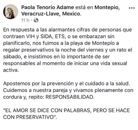 Diputada regala condones con su nombre en Veracruz