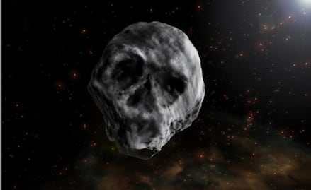 La NASA detecta asteroide en forma de cráneo