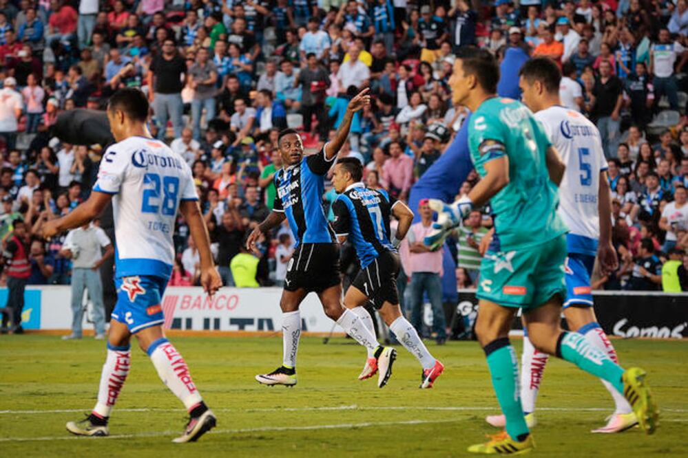 Rentería sólo ha disputado tres juegos con los emplumados, dos en Liga y uno en Copa, donde realizó un gol ante Puebla (VÍCTOR PICHARDO. IMAGO 7)