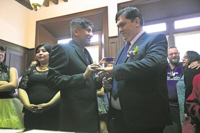 39 parejas del mismo sexo se han dado el "sí, acepto", en la capital de Querétaro